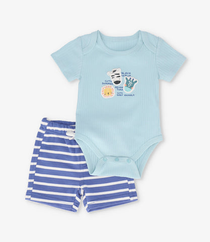 Conjunto recién nacido baby animals