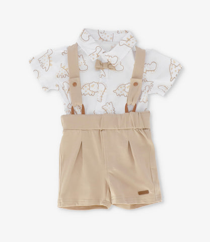 Conjunto recién nacido con dinosaurios