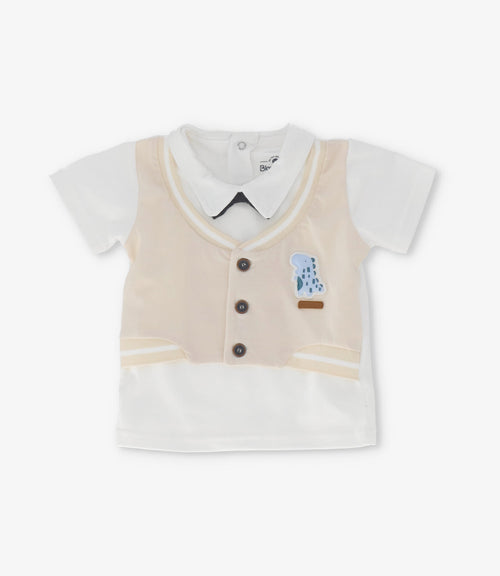 Conjunto recién nacido con humita 0 meses / Beige