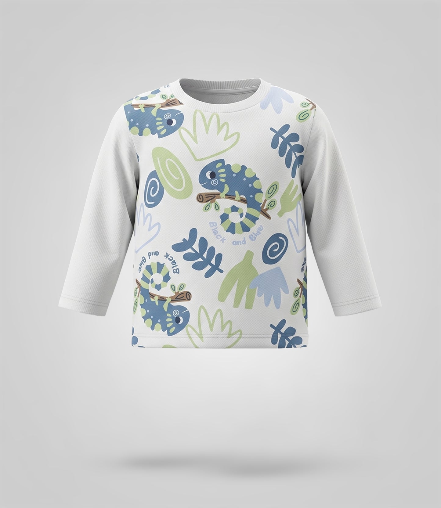 Conjunto recién nacido con camaleón 0 meses / Crudo