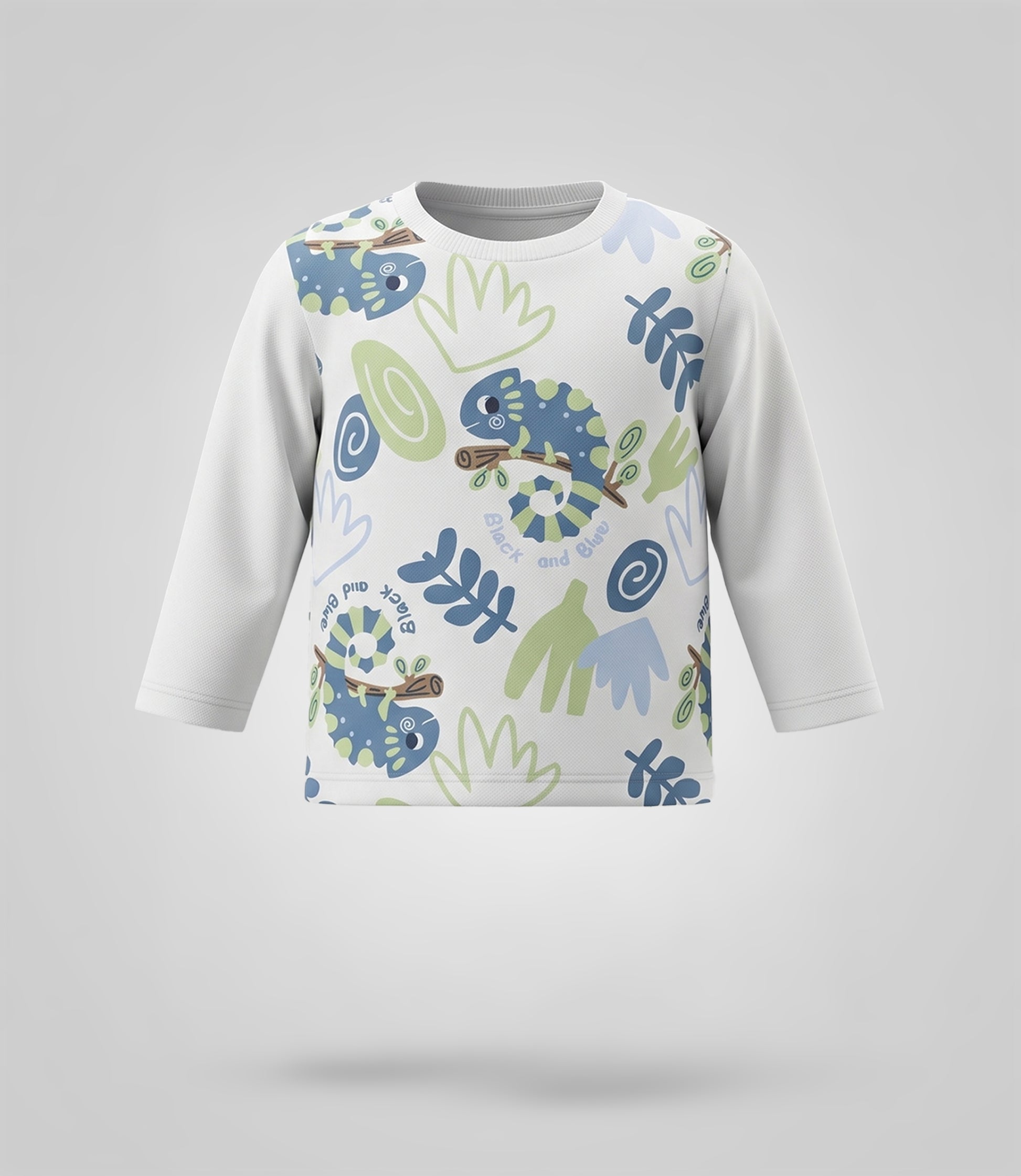 Conjunto recién nacido con camaleón 0 meses / Crudo