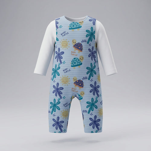 Conjunto recién nacido con body 0 meses / Celeste