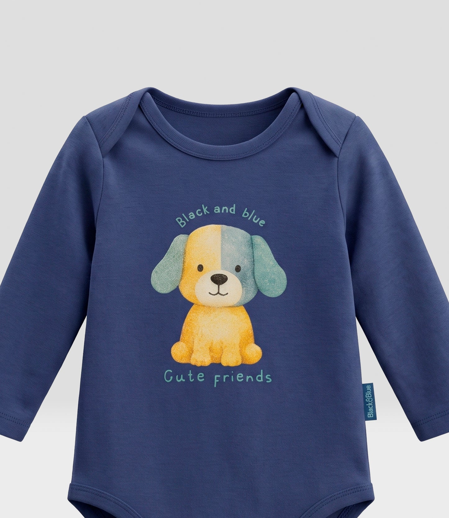 Conjunto recién nacido con perrito 0 meses / Azul Marino