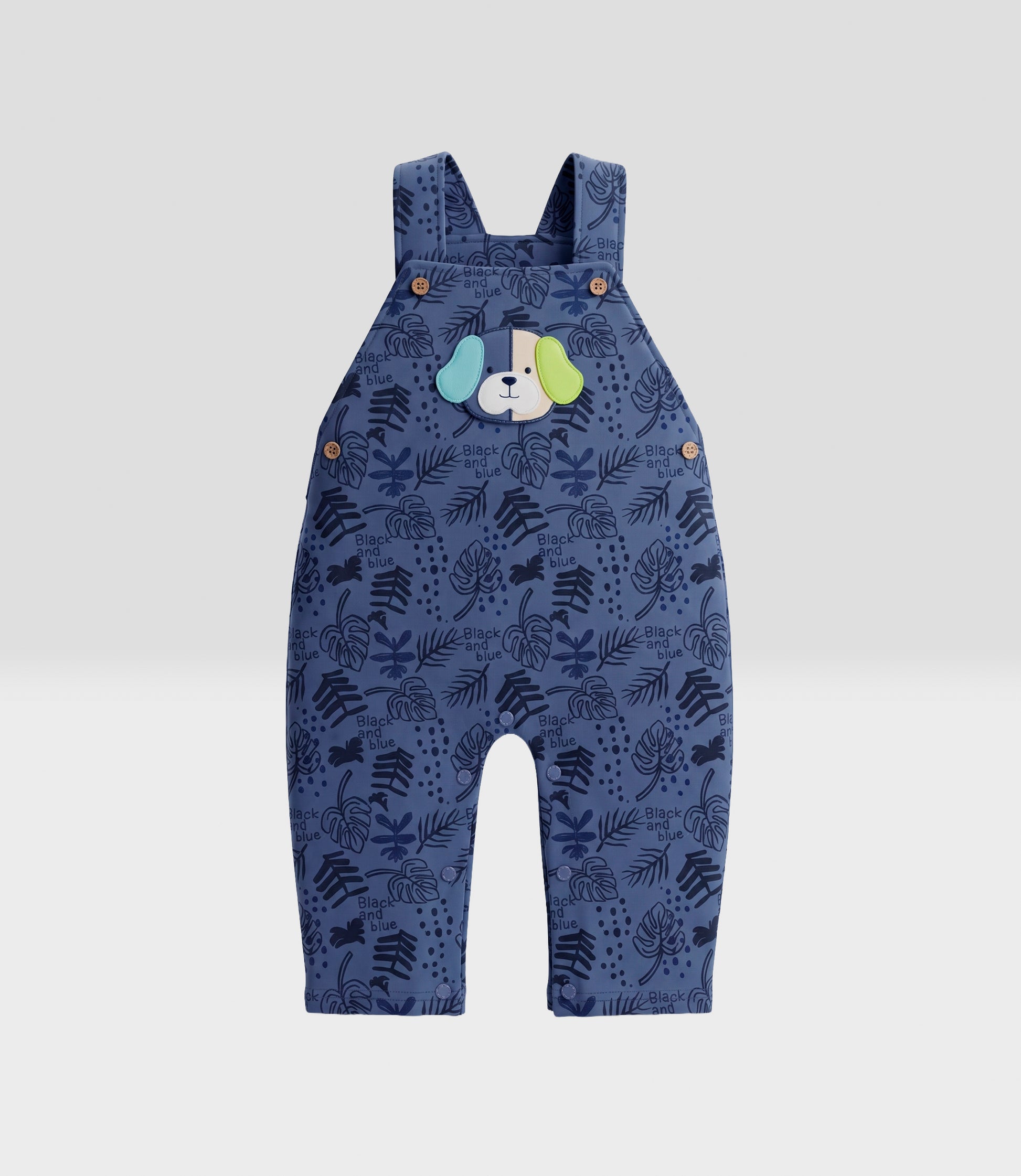 Conjunto recién nacido jardinera 0 meses / Azul Marino