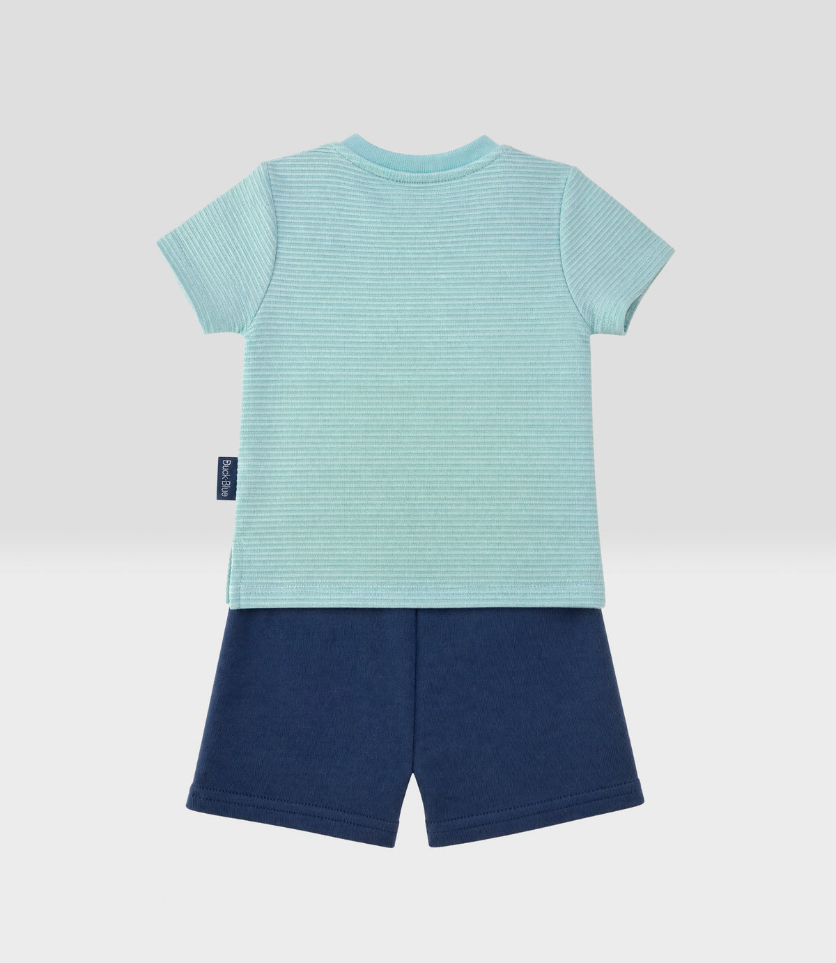 Conjunto recién nacido con dinosaurio 0 meses / Celeste