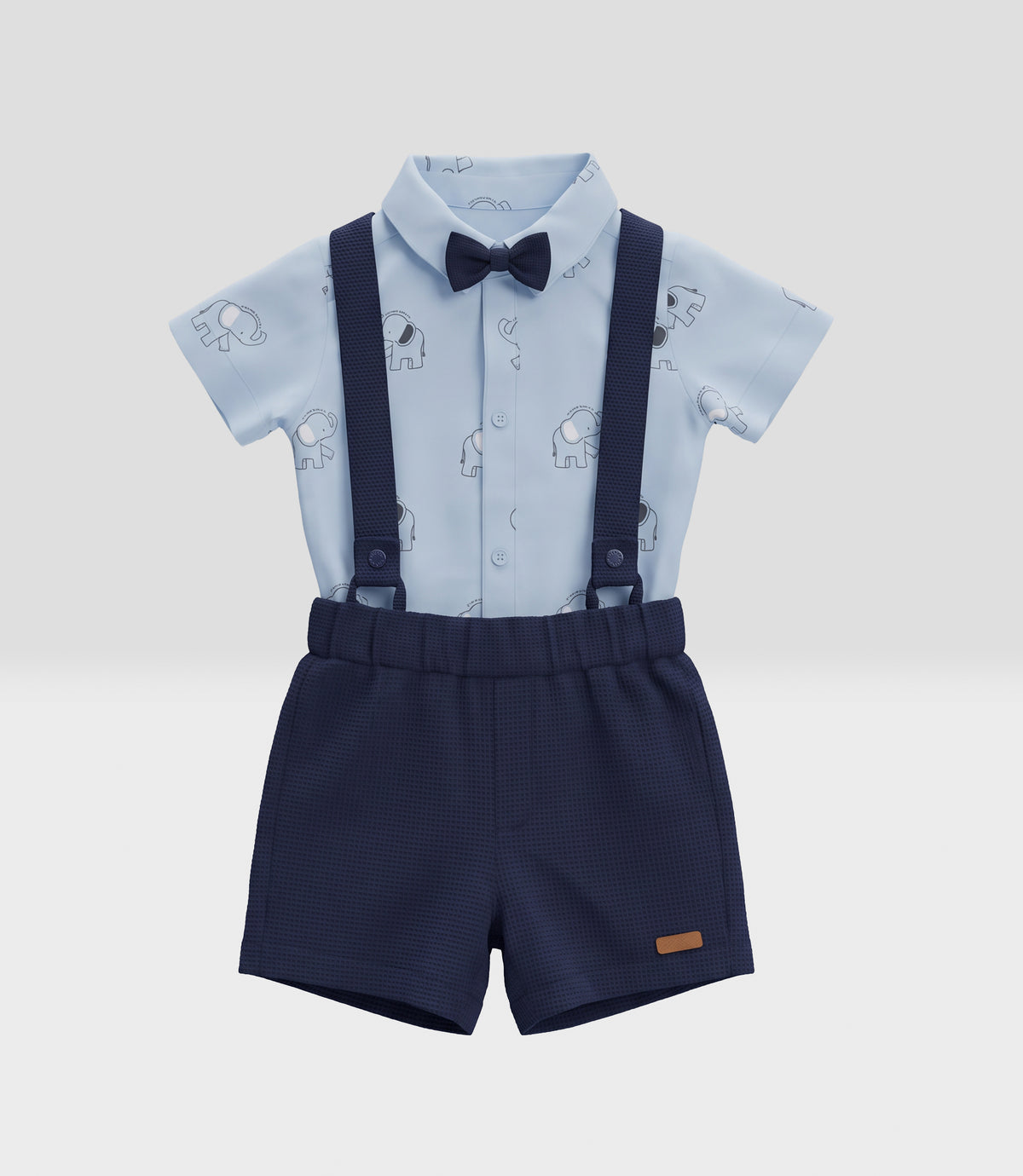 Conjunto recién nacido ocasión 0 meses / Celeste