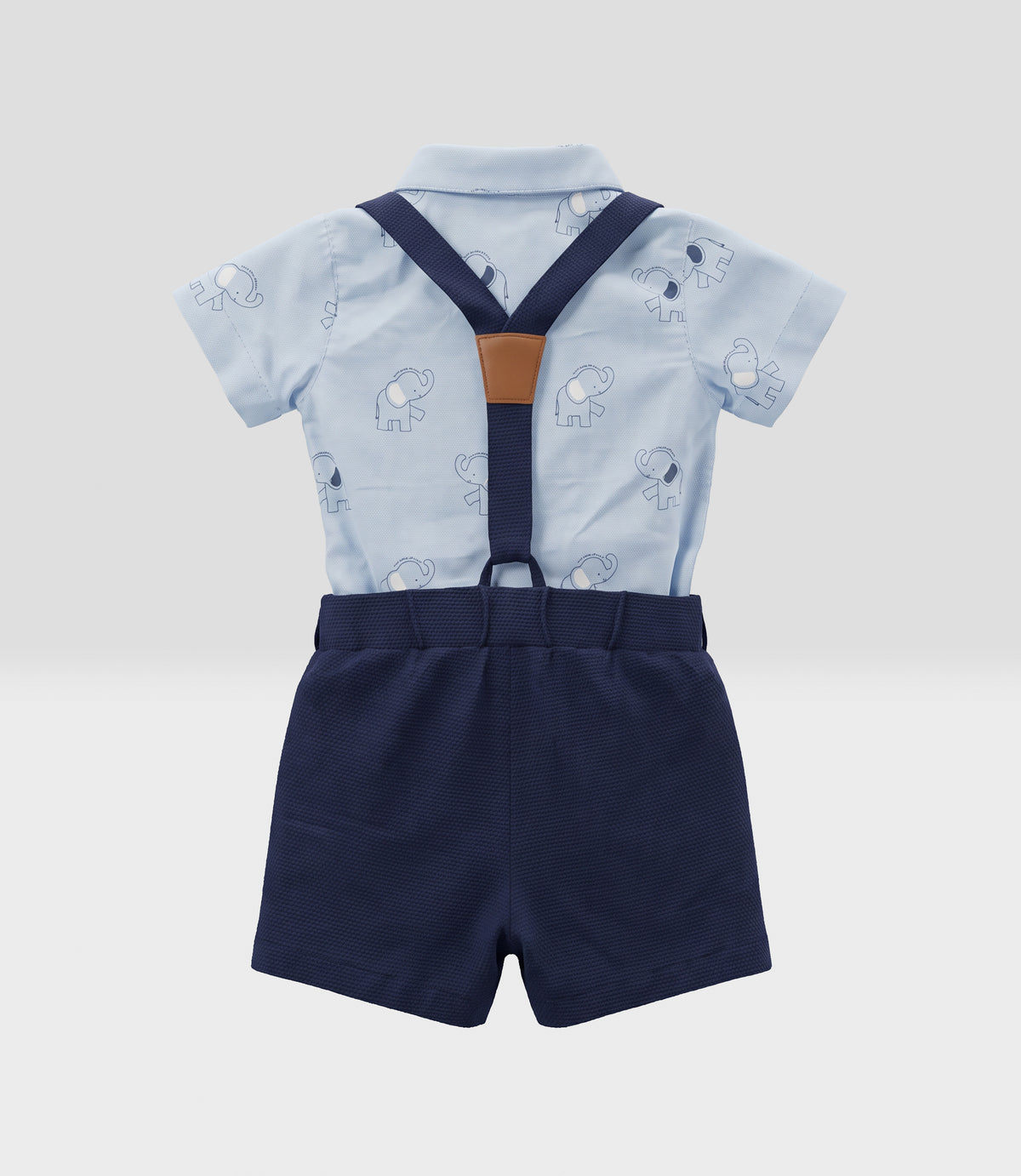 Conjunto recién nacido ocasión 0 meses / Celeste