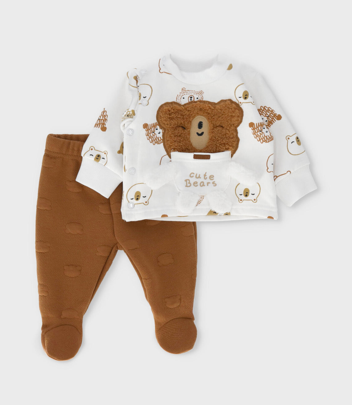 Conjunto recién nacido con osito