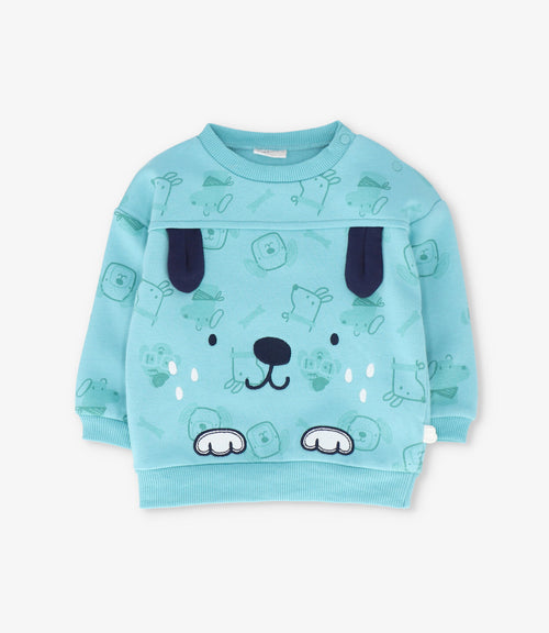 Conjunto recién nacido con perrito