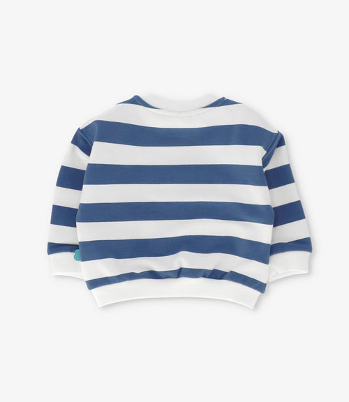 Conjunto recién nacido con rayas