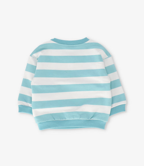 Conjunto recién nacido con rayas