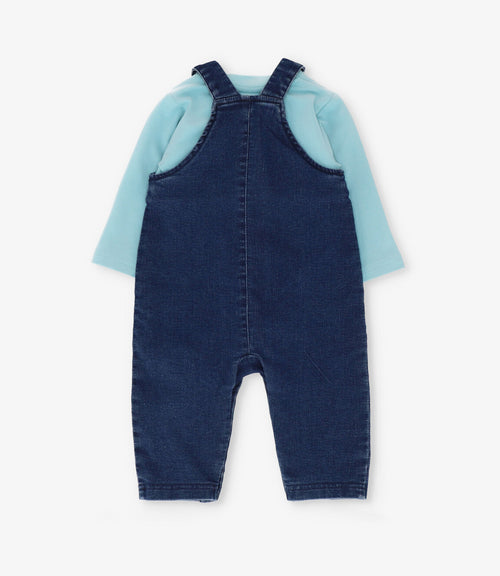 Conjunto recién nacido con jardinera