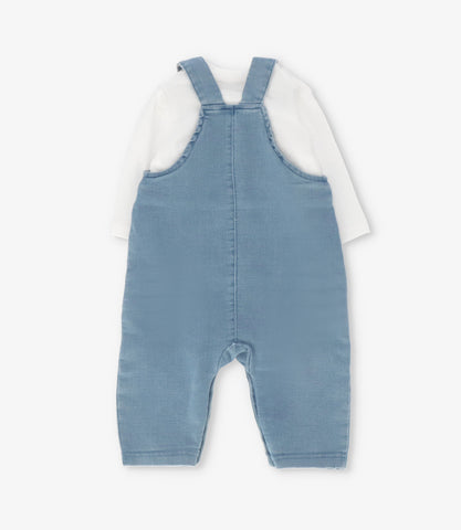 Conjunto recién nacido con jardinera