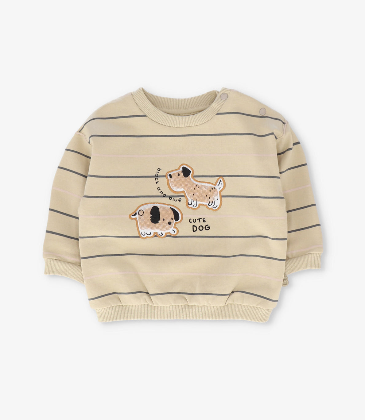 Conjunto recién nacido con perritos 0 meses / Beige