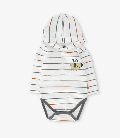 Conjunto recién nacido cute dog 0 meses / Crudo