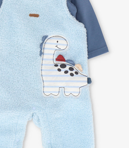 Conjunto recién nacido de polar 0 meses / Celeste