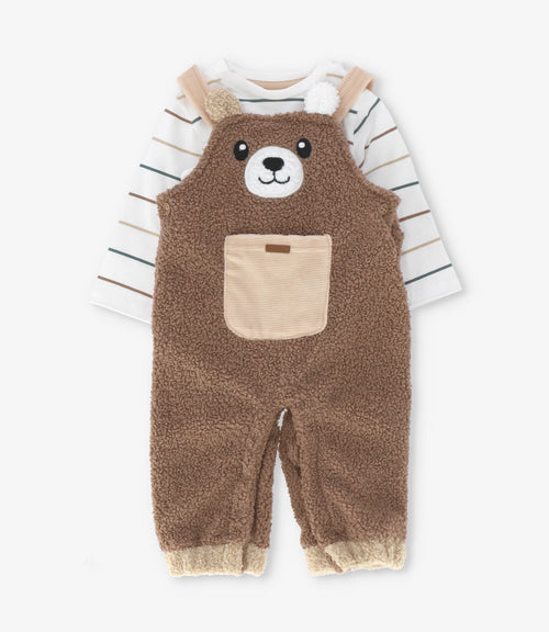 Conjunto recién nacido de polar 0 meses / Café