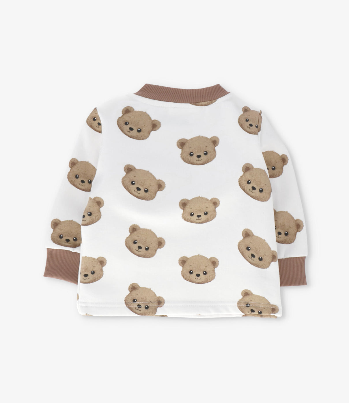 Conjunto recién nacido con ositos 0 meses / Crudo