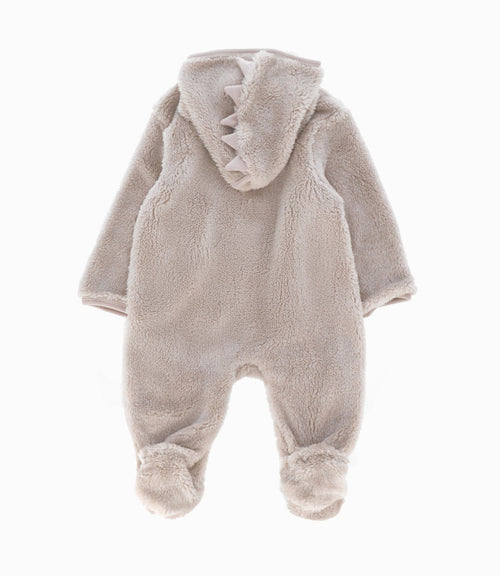 Saquito recién nacido de dinosaurio 0 meses / Beige