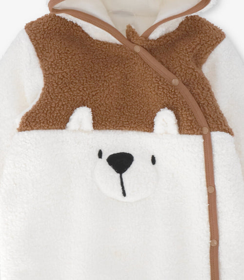 Saquito recién nacido de polar 0 meses / Crudo