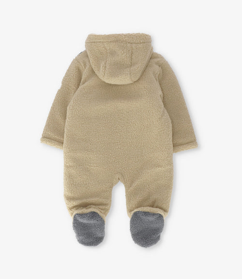 Saquito recién nacido de polar 0 meses / Beige