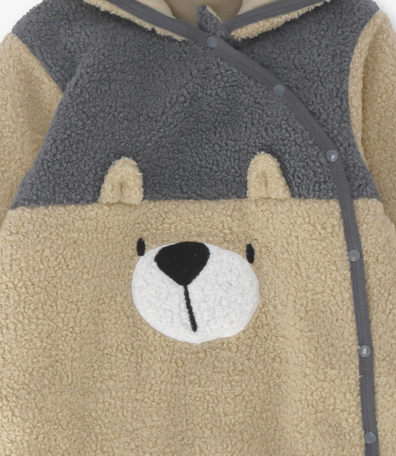 Saquito recién nacido de polar 0 meses / Beige