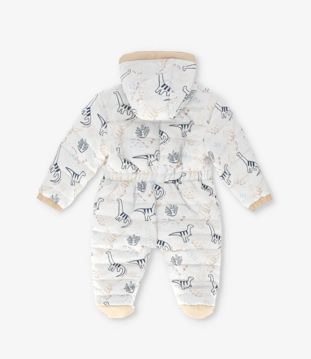 Saquito recién nacido parka 0 meses / Crudo