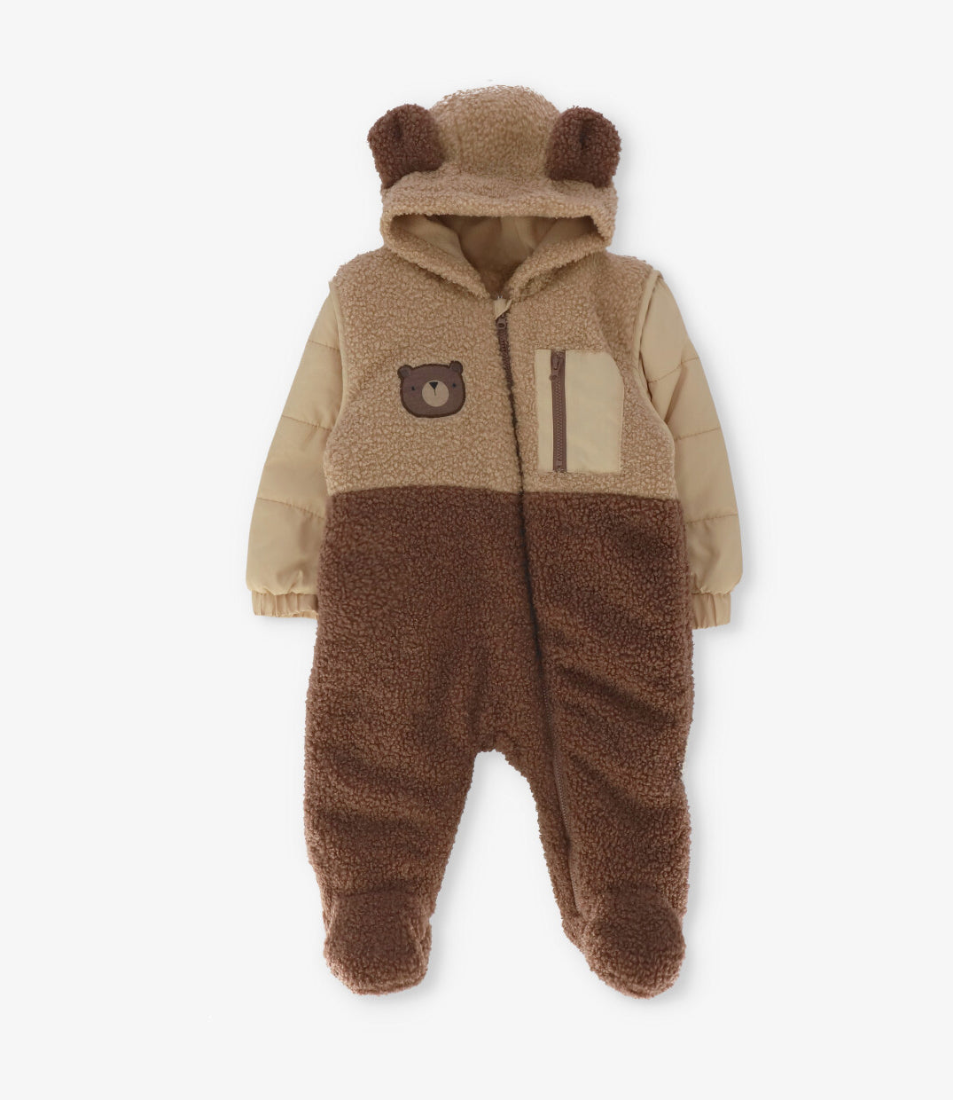 Saquito recién nacido sherpa 0 meses / Beige