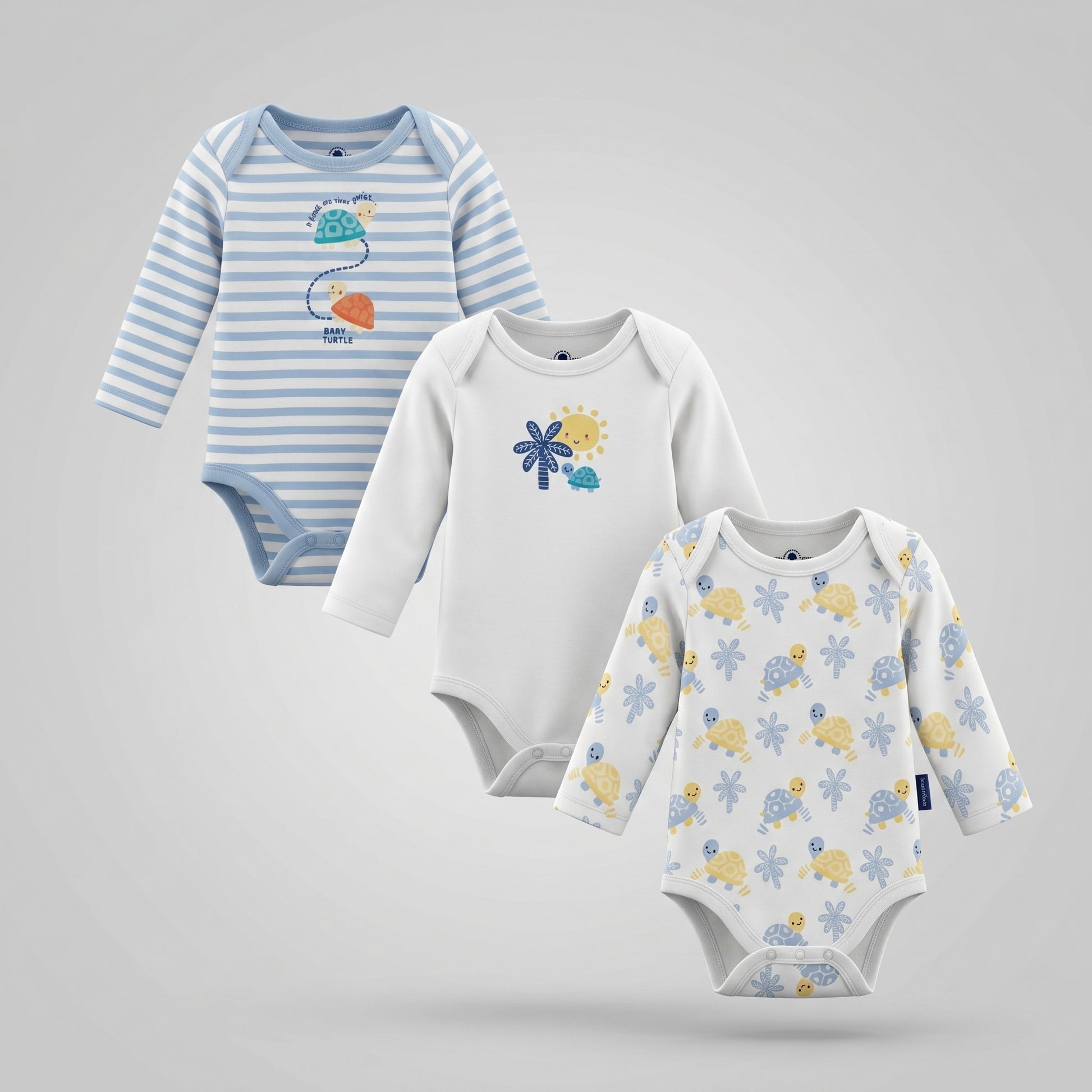 Pack body recién nacido 3 unidades 0 meses / Crudo