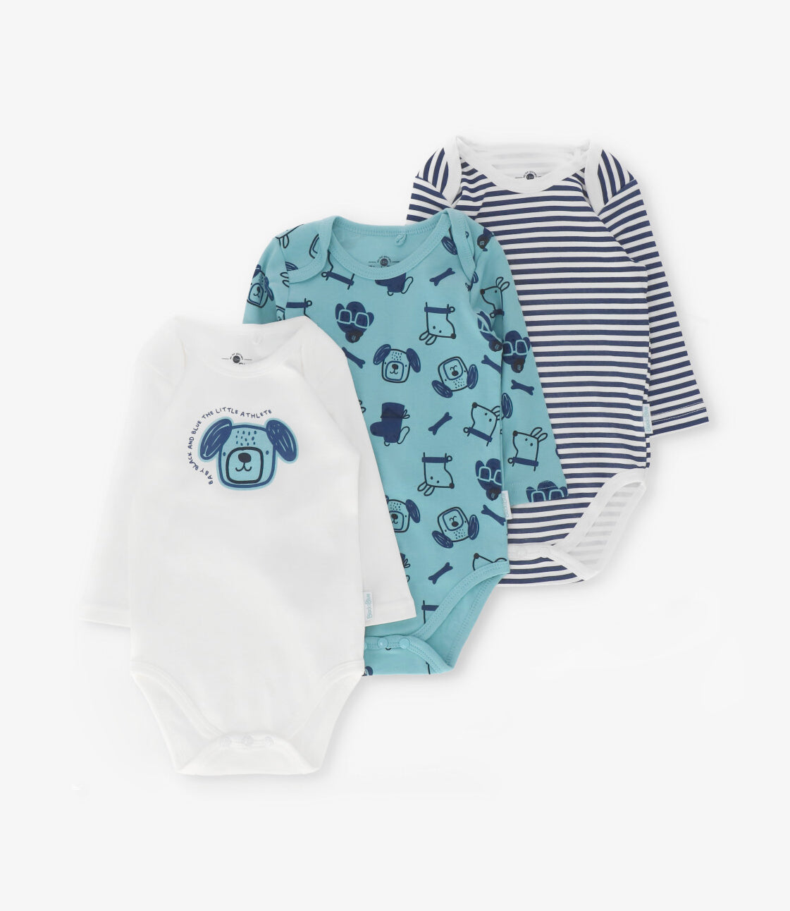 Pack body recién nacido 3 unidades