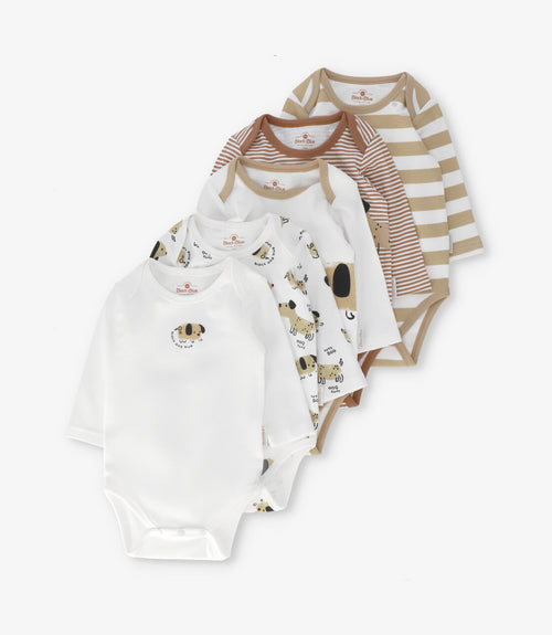 Pack body recién nacido 5 unidades 0 meses / Crudo