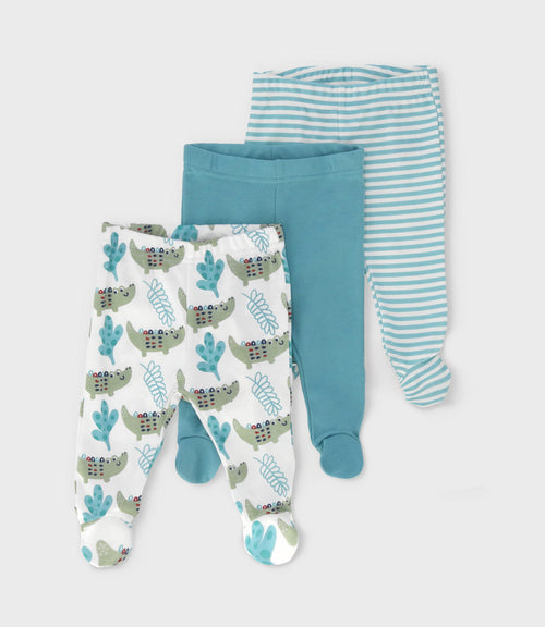 Calza recién nacido 3 unidades 0 meses / Menta