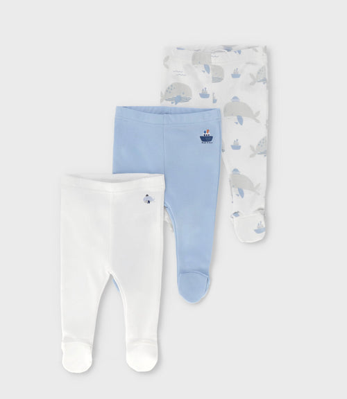 Calza recién nacido 3 unidades 0 meses / Menta