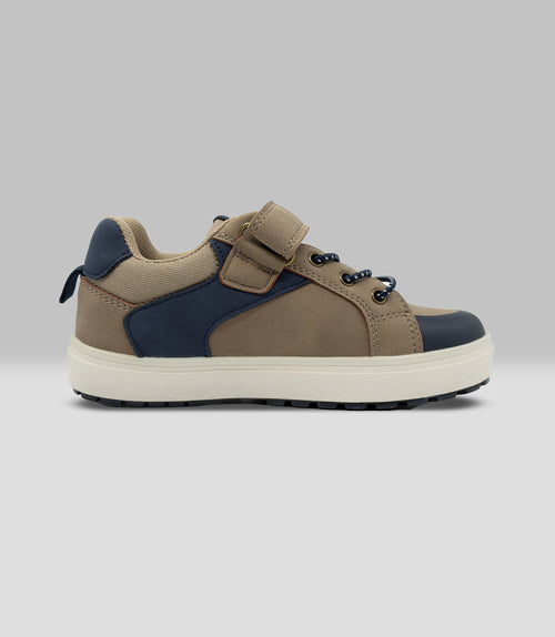 Zapato niño con velcro 27 / Café