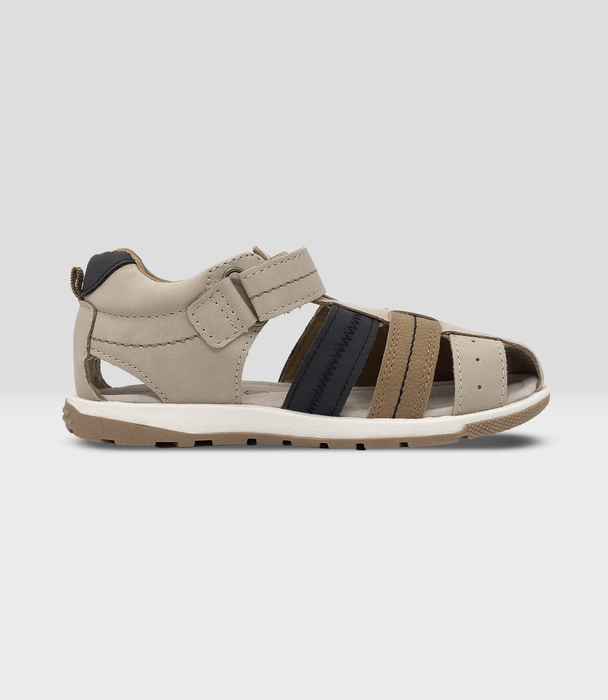 Sandalia niño con velcro 27 / Beige