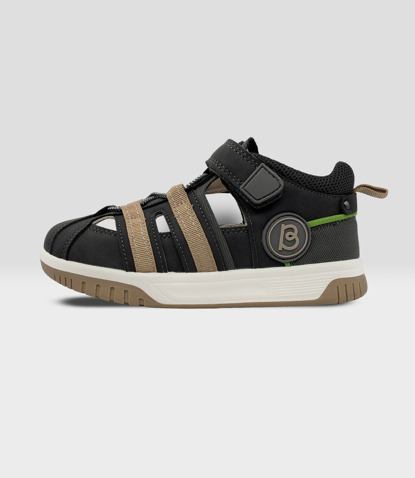 Sandalia niño con velcro 27 / Gris