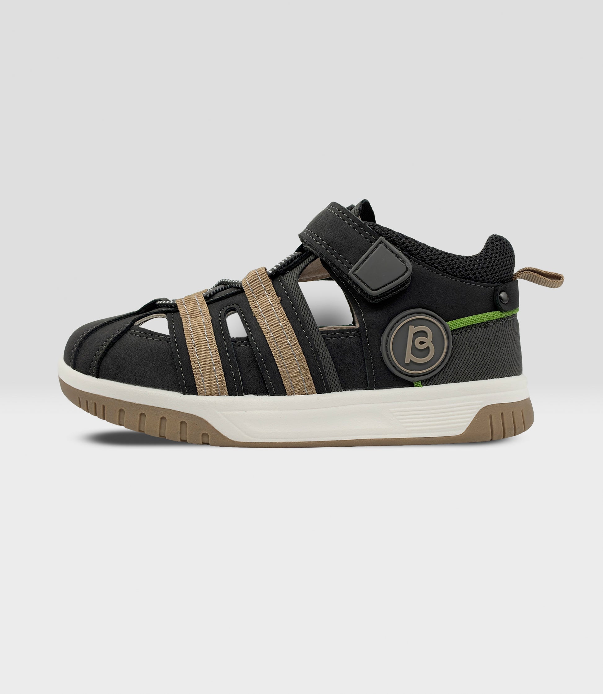 Sandalia niño con velcro 27 / Gris