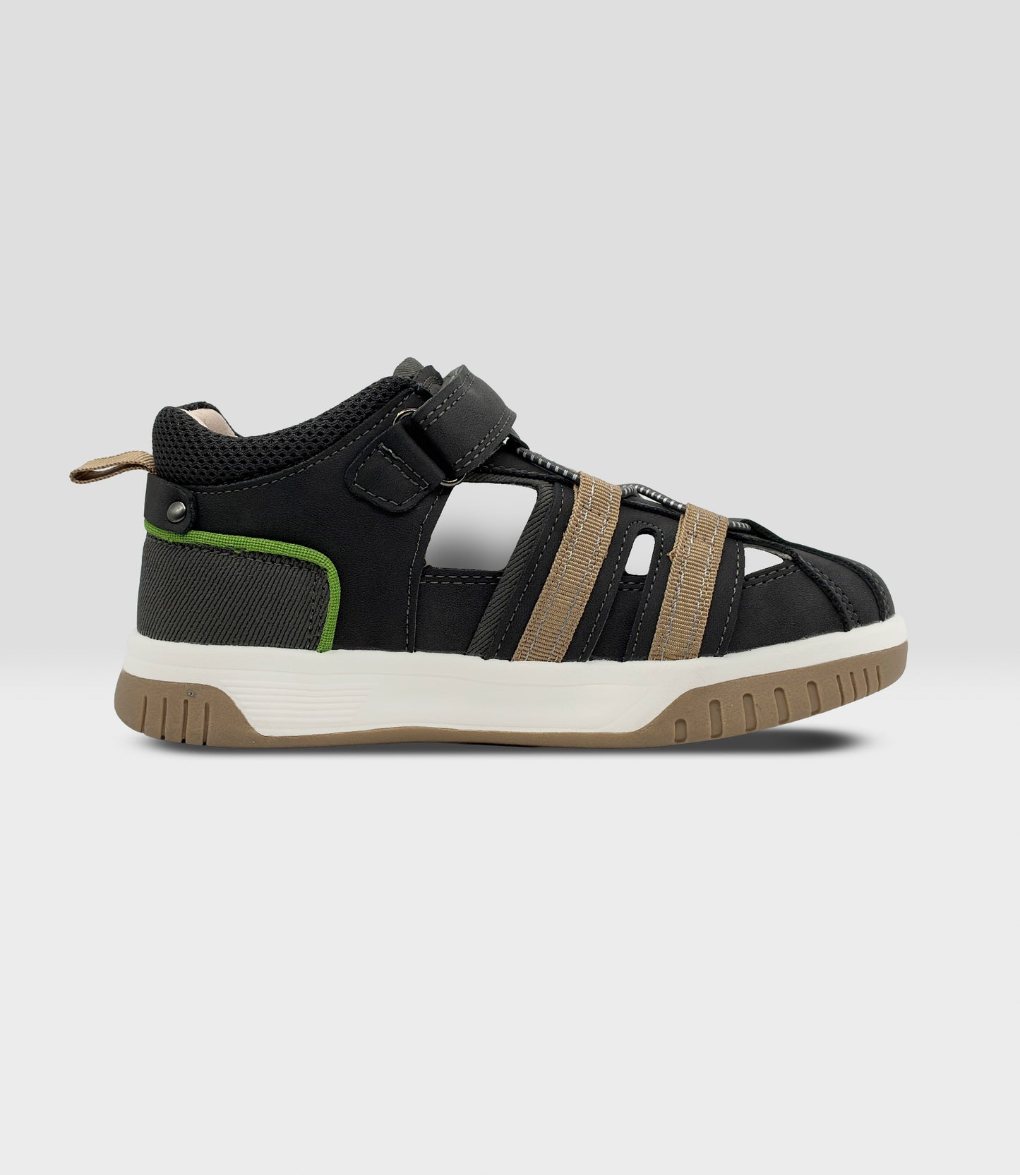 Sandalia niño con velcro 27 / Gris