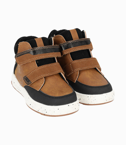 Botín niño con velcro 27 / Negro