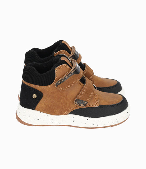 Botín niño con velcro 27 / Negro