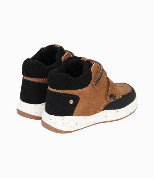 Botín niño con velcro 27 / Negro
