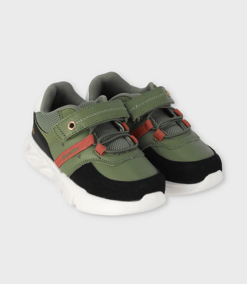 Zapatilla niño con luces 27 / VERDE