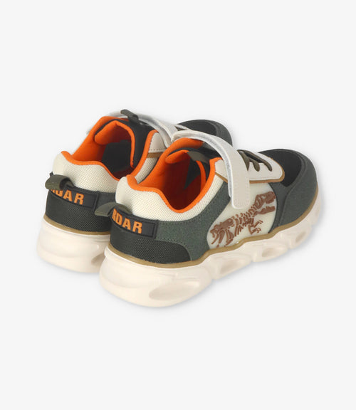 Zapatilla niño con luces 27 / Beige