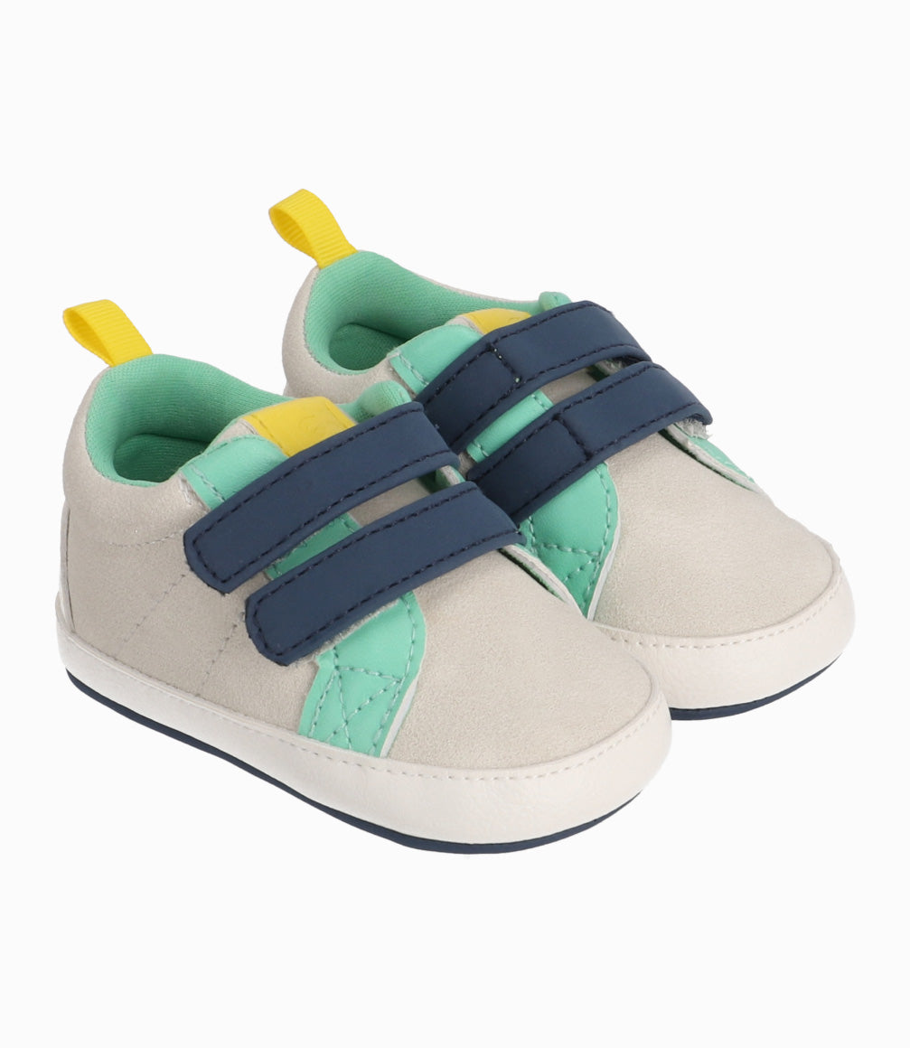 Zapato Recién Nacido Con Elefante 15 / Blanco