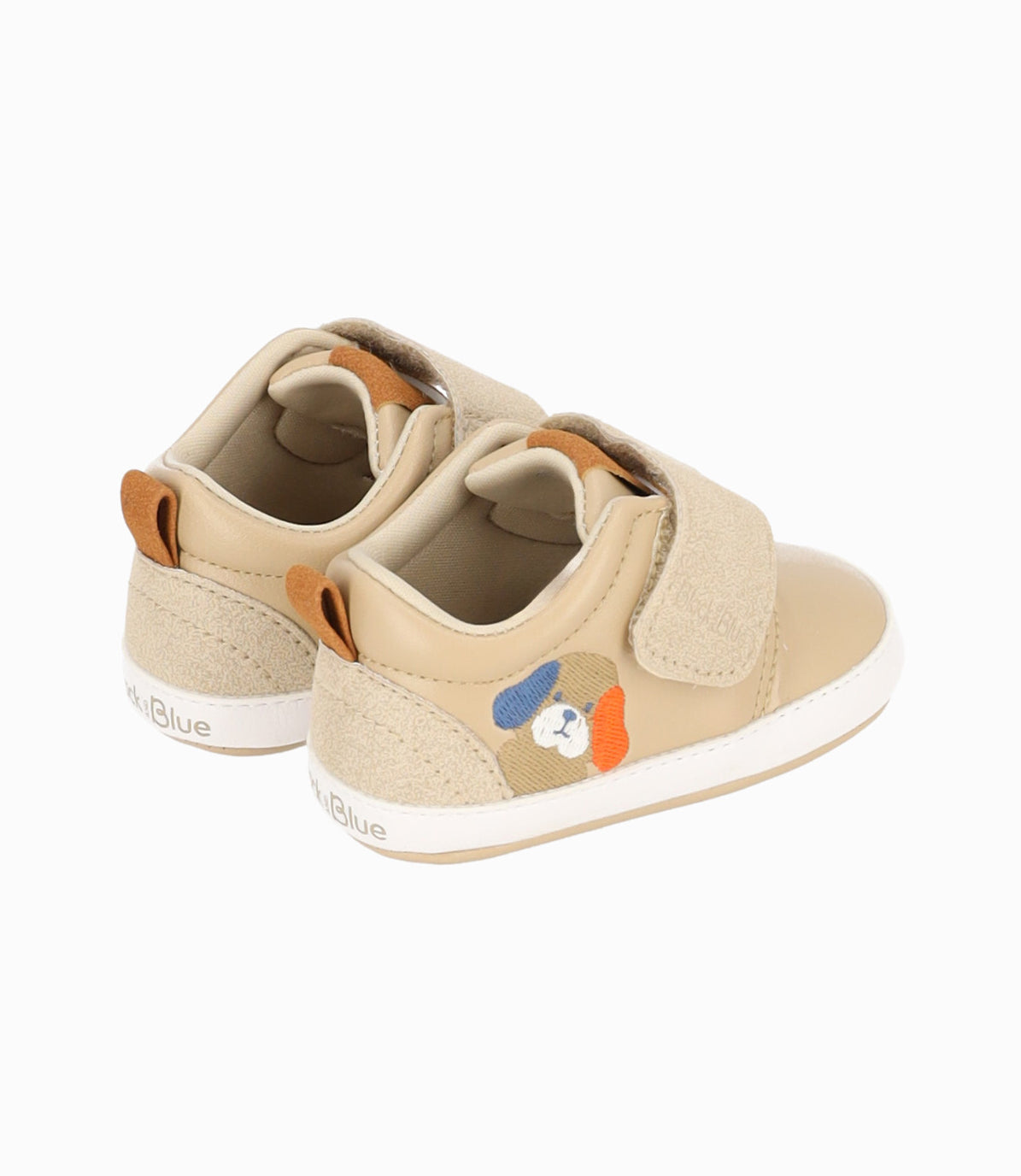Zapato recién nacido con perrito 15 / Beige