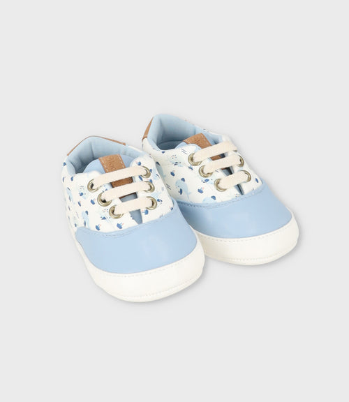 Zapatilla recién nacido con estampado