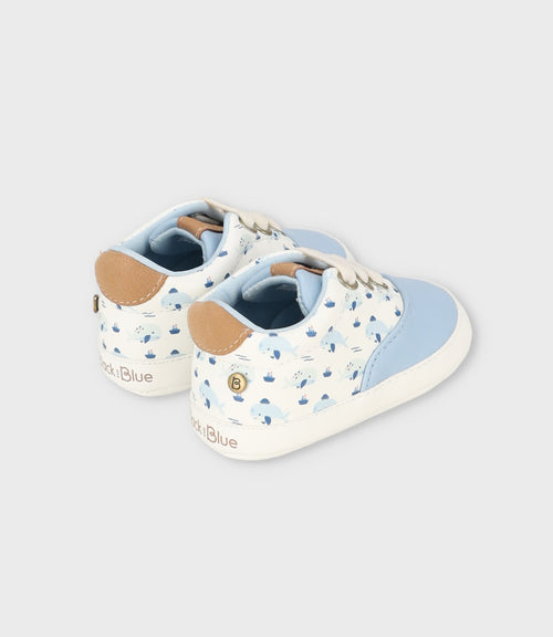 Zapatilla recién nacido con estampado