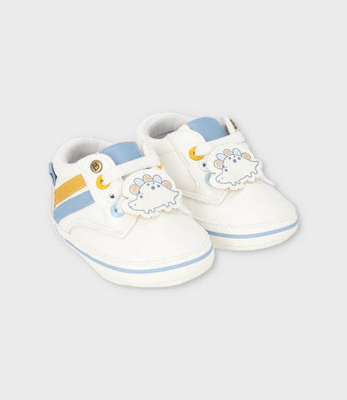 Zapatilla recién nacido con dinosaurio