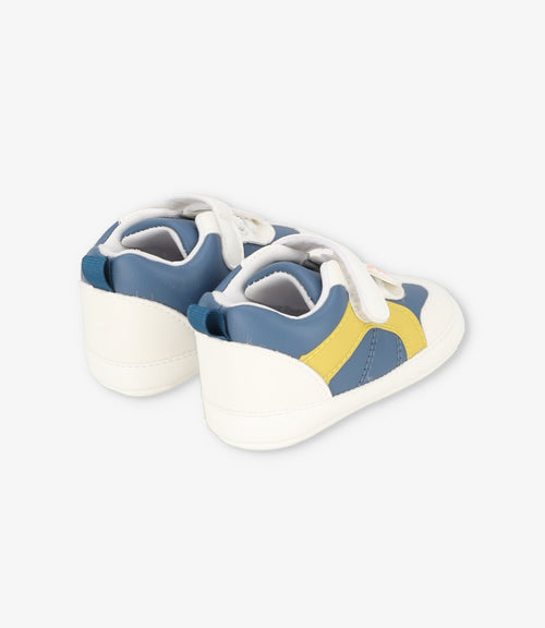 Zapatilla recién nacido con león 15 / Azul