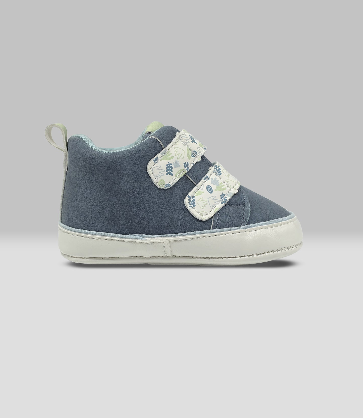 Zapatilla recién nacido con camaleón 15 / Azul Marino